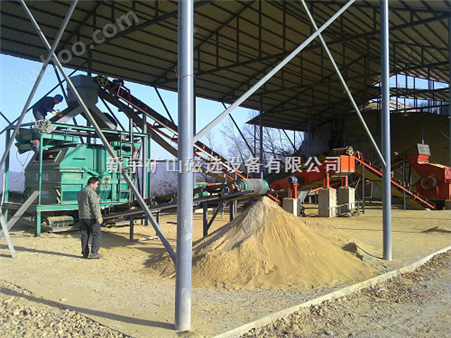 供应内蒙古赤峰干选机铁矿石选矿干选设备提高铁精粉品位